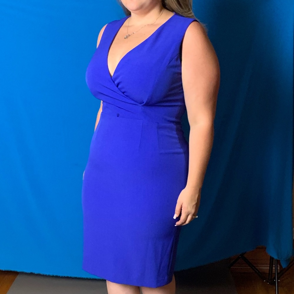 Royal Blue Interview Dress